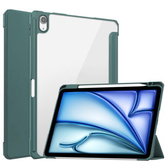 Cover2day Tablet hoes geschikt voor de Apple iPad Air (2024) / Apple iPad Air (2025) - Donkergroen