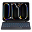 Bluetooth Toetsenbord hoes geschikt voor Apple iPad Air 13 2024 - Toetsenbordverlichting - Met Pencil Houder - Touchpad - Zwart