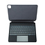 Bluetooth Toetsenbord hoes geschikt voor Apple iPad Air 13 2024 - Toetsenbordverlichting - Met Pencil Houder - Touchpad - Zwart