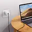 Ugreen - USB-C naar USB-C - 1.0 Meter - Haakse Kabel - 90 Graden - Oplader - Grijs