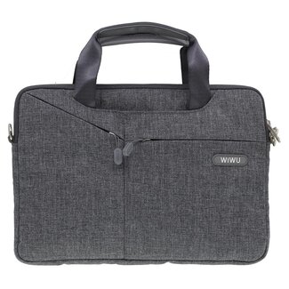 WIWU WiWu - 12 inch Laptoptas City Commuter Bag - Grijs