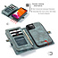 CaseMe - Case for Apple iPhone 13 Pro Max - Wallet Case with Card Holder, Magnetic Detachable Cover - Blue