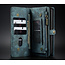 CaseMe - Case for Apple iPhone 13 Pro Max - Wallet Case with Card Holder, Magnetic Detachable Cover - Blue