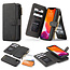 CaseMe - Case for Apple iPhone 13 Pro Max - Wallet Case with Cardslots and Detachable Flip Zipper Case - Black