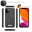 CaseMe - Case for Apple iPhone 13 Pro Max - Wallet Case with Cardslots and Detachable Flip Zipper Case - Black