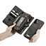 CaseMe - Case for Apple iPhone 13 - Wallet Case with Card Holder, Magnetic Detachable Cover - Black