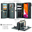 CaseMe - Apple iPhone 13 Pro Max Case - Back Cover and Wallet Book Case - Multifunctional - Blue