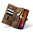CaseMe - Case for Apple iPhone 13 Pro - Wallet Case with Card Holder, Magnetic Detachable Cover - Brown