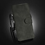 CaseMe - OnePlus 9 Case - with Magnetic closure - Leather Book Case - Black