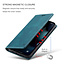 AutSpace - Case for Apple iPhone 13 - PU Leather Wallet Case Card Slot Kickstand Magnetic Closure - Blue