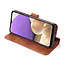 CaseMe - Samsung Galaxy A32 5G  Case - Magnetic 2 in 1 Case - Leather Back Cover - Light Brown