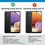 CaseMe - Samsung Galaxy A32 5G  Case - Magnetic 2 in 1 Case - Leather Back Cover - Light Brown