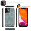 CaseMe - Case for Apple iPhone 13 Mini - Wallet Case with Card Holder, Magnetic Detachable Cover - Blue