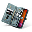 CaseMe - Case for Apple iPhone 13 Mini - Wallet Case with Card Holder, Magnetic Detachable Cover - Blue