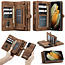 CaseMe - Case for Samsung Galaxy S21 - Wallet Case with Card Holder, Magnetic Detachable Cover - Brown
