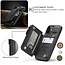 CaseMe - Apple iPhone 13 Case - Back Cover - with RFID Cardholder - Black