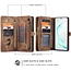 CaseMe - Case for Samsung Galaxy S20 Plus - Wallet Case Whiteh Card Holder, Magnetic Detachable Cover - Brown