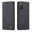 CaseMe - Case for Samsung Galaxy S21 Plus Case - PU Leather Wallet Case Card Slot Kickstand Magnetic Closure - Black