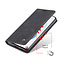 CaseMe - Case for Samsung Galaxy S21 Plus Case - PU Leather Wallet Case Card Slot Kickstand Magnetic Closure - Black