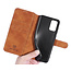 CaseMe - Samsung Galaxy A72 Case - Magnetic 2 in 1 Case - Leather Back Cover - Light Brown