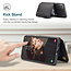CaseMe - Samsung Galaxy S21 FE Case - Back Cover - with RFID Cardholder - Black
