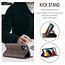 CaseMe - Case for Apple iPhone 13 Mini - PU Leather Wallet Case Card Slot Kickstand Magnetic Closure - Dark Brown