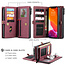 CaseMe - Apple iPhone 13 Pro Max Case - Back Cover and Wallet Book Case - Multifunctional - Red