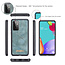 CaseMe - Case for Samsung Galaxy A72 5G - Wallet Case with Card Holder, Magnetic Detachable Cover - Blue