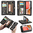CaseMe - Case for Samsung Galaxy A72 5G - Wallet Case with Card Holder, Magnetic Detachable Cover - Black