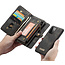CaseMe - Case for Samsung Galaxy A72 5G - Wallet Case with Card Holder, Magnetic Detachable Cover - Black