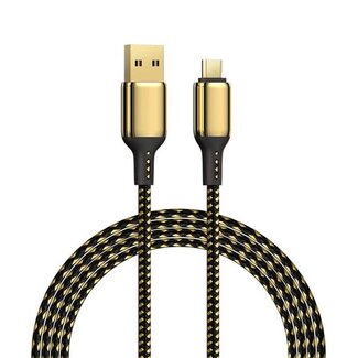 WIWU Micro USB Kabel - Snellader - 1.2 meter - Goud