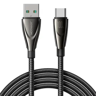 Joyroom Joyroom - Pioneer Series - Usb A naar Usb C kabel- Nylon - 100W - 1,2 Meter - Zwart