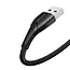 Joyroom - Starry Series - USB-A naar Lightning kabel - Nylon - 3A Snellader - 1 Meter - Zwart