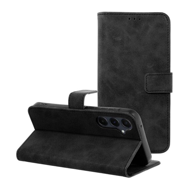 Hoesje voor Samsung Galaxy A36 Tender Book Case - Zwart