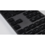 LMP - Bedraad Aluminium Toetsenbord voor Windows met dubbele USB aansluiting en numeriek keyboard - 110 keys - QWERTY (UK/EN) - SpaceGrey/Zwart