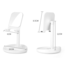Wiwu - Universele Telefoonhouder met spiegel - Ergonomisch design - Geschikt voor telefoon & tablets - Wit