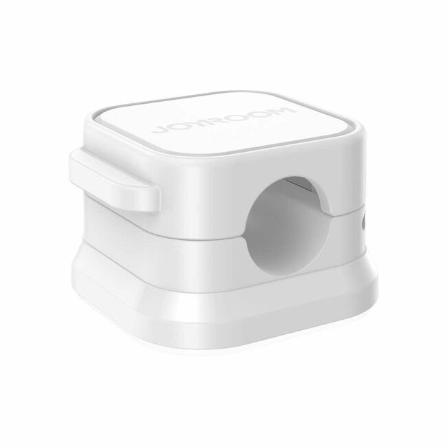 Joyroom - Magnetische kabel organiser - Zelfklevend met Magnetische sluiting - Kabel Management - Kabel organizer - kabel organiser bureau - Kabelclips zelfklevend - 3 Stuks - Wit
