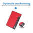 Tablet hoes geschikt voor de Lenovo Idea Tab Pro 12.7 inch (2025) - Rood