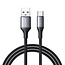 Joyroom - Flash Series - 3A - Usb A naar Type C kabel - Snellader - Nylon - 2 Meter - Zwart