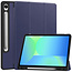 Tablet hoes geschikt voor de Samsung Galaxy Tab S10 FE Plus (2025) - Donker Blauw