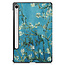Tablet hoes geschikt voor de Samsung Galaxy Tab S10 FE - 10.9 Inch - Witte Bloesem