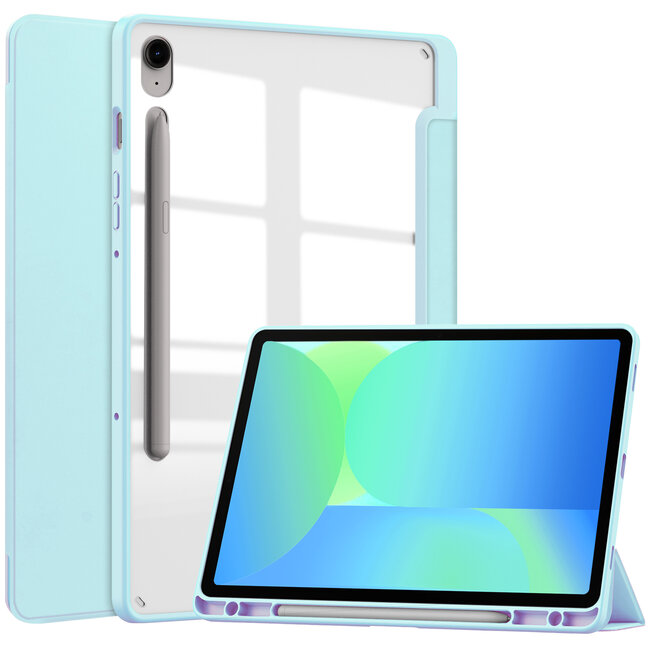 Tablet hoes geschikt voor de Samsung Galaxy Tab S10 FE (2025) - Licht Blauw