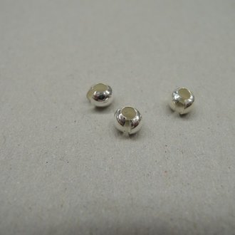 ENCBC04 KNIJPKRAAL(40 stuks) COVER Ag925 4MM ROND