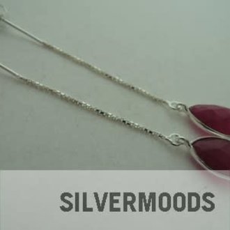 P32 OZ0504 OORSTEKER Ag925 JADE ROOS 12X9MM DRUPPEL+KETTING