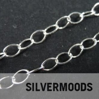 CHFZR060 KETTING PER METER Ag925 6X4MM OVALEN SCHAKEL RONDE DRAAD