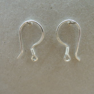 EAHO02 OORHAAK (per 10 paar) Ag925 MET VEER