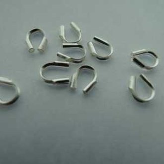 ENDI01 DRAADGELEIDER(50 paar) Ag925 6MM