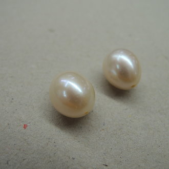 9839 (per 6 stuks) ZOETWATERPARELS DRUPPEL  11X9MM 1-GAT