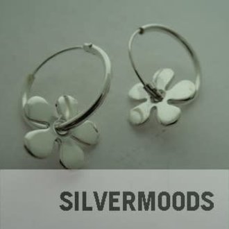 RB-EA0014 CREOOL Ag925  2CM  BLOEM