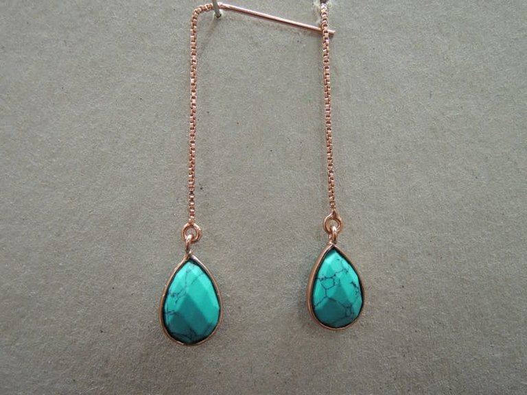 P32 OR0090 OORSTEKER Ag925 ... 12X9MM DRUPPEL+KETTING